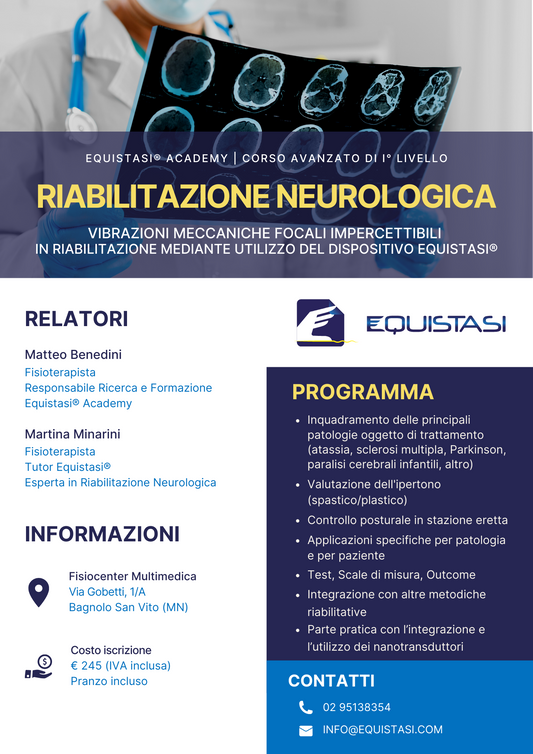 Pacchetto weekend: Corso Introduttivo + Corso di I° Livello Riabilitazione Neurologica Equistasi® Academy